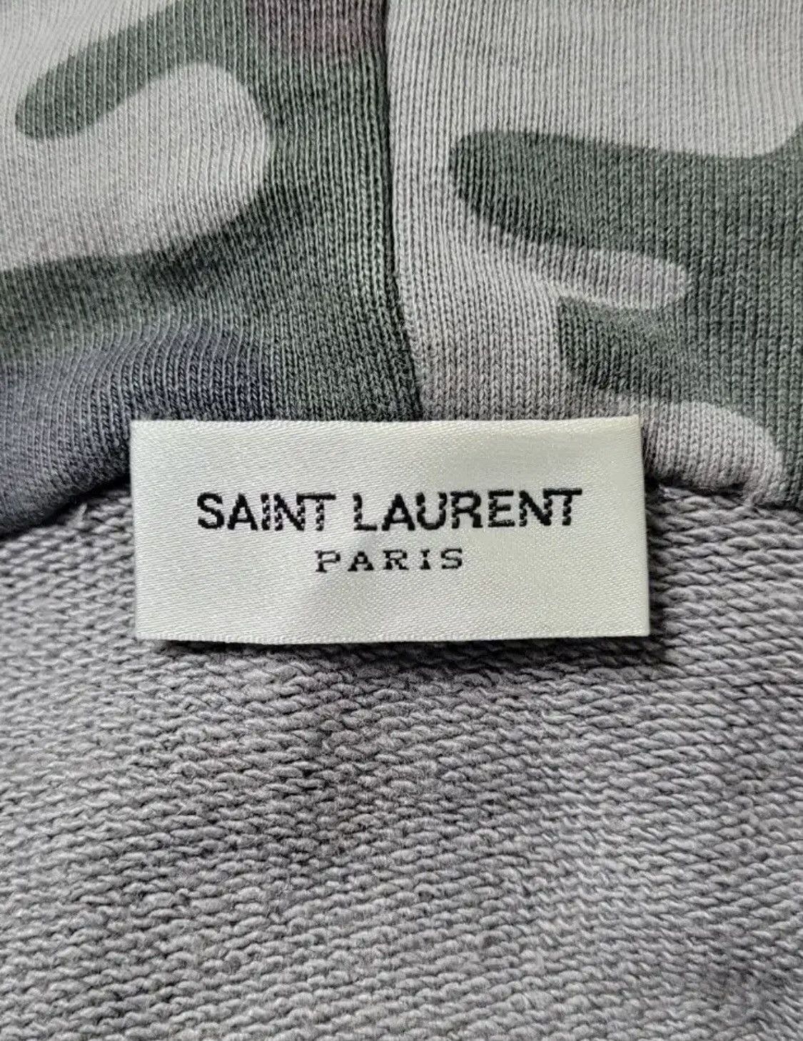 Saint Laurent Paris Saint Laurent Camoflage Zip Hoodie Size US XXL / EU 58 / 5 - 3 Thumbnail