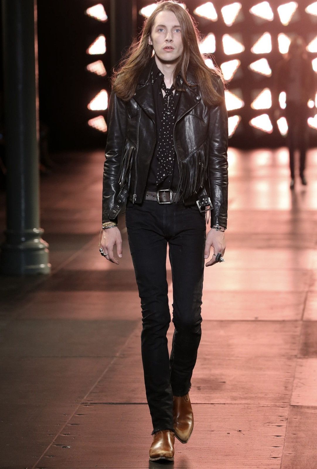 Saint Laurent Paris Saint Laurent SS15 Runway Western Shirt Size US M / EU 48-50 / 2 - 2 Thumbnail