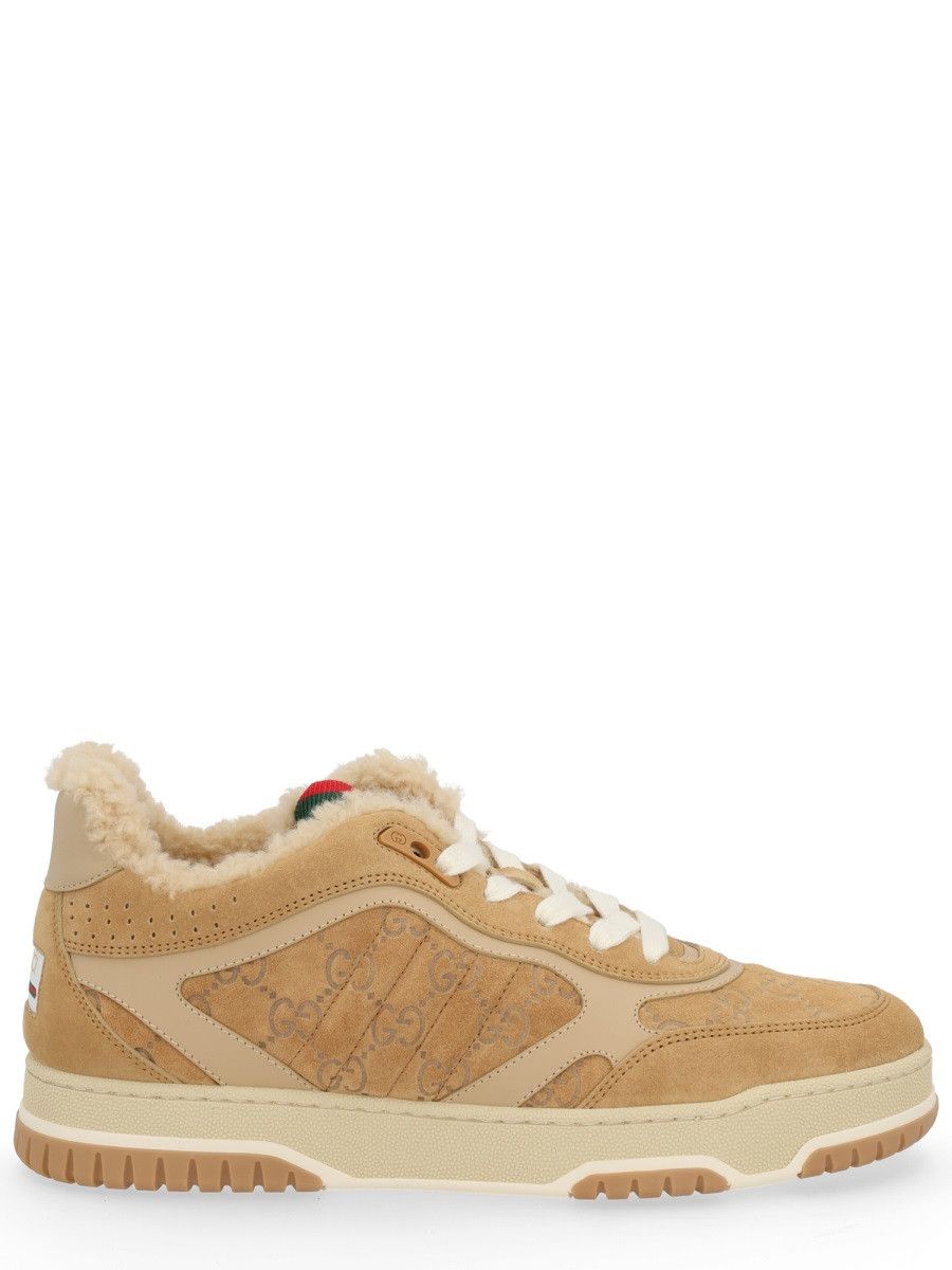 Gucci GUCCI "RE-WEB" SNEAKER - BROWN (IT 38) Size US 8 / IT 38 - 1 Thumbnail