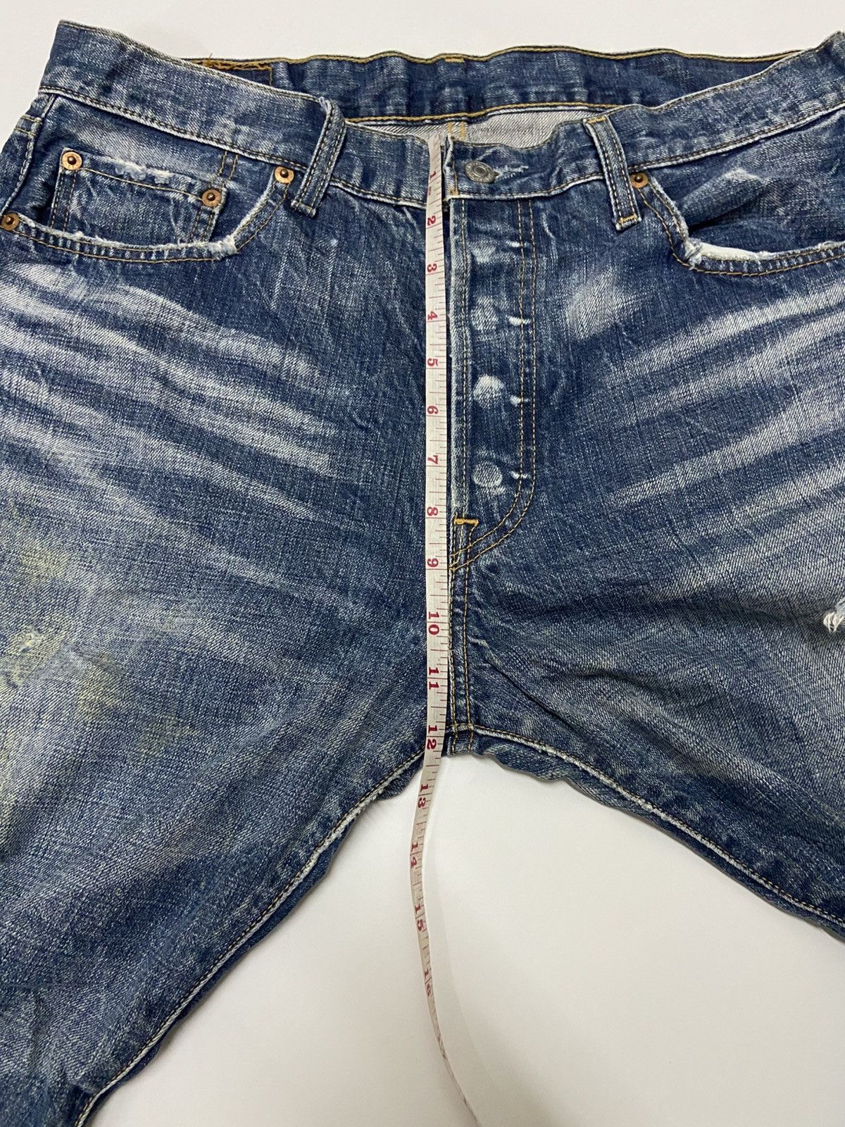 Levi's LEVI'S 501 DISTRESSED JEANS Size US 34 / EU 50 - 12 Thumbnail