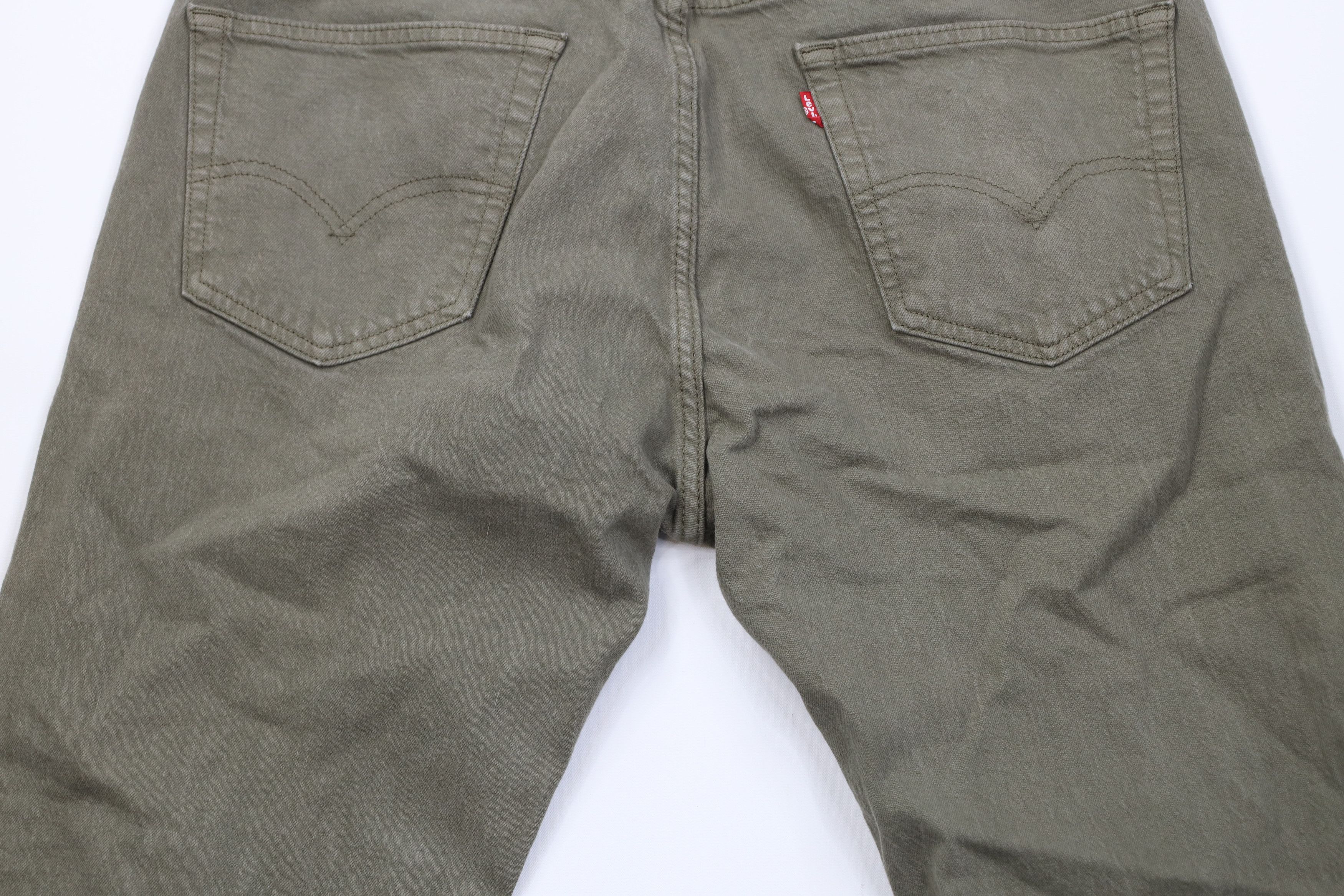 Levi's Vintage Y2K Levis 505 Regular Straight Leg Denim Jeans Green Size US 34 / EU 50 - 11 Thumbnail