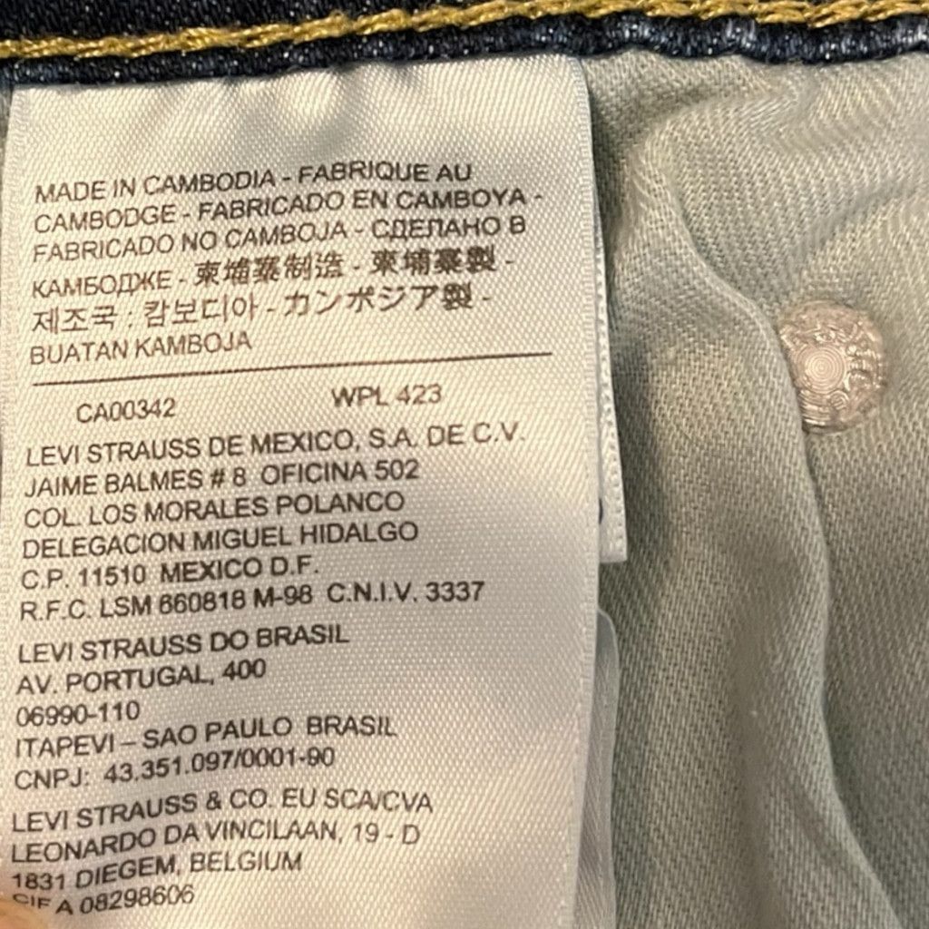 Levi's Levi’s Athletic Taper Fit Flex Denim Jeans Sz 40x32.5 Size US 40 / EU 56 - 8 Thumbnail