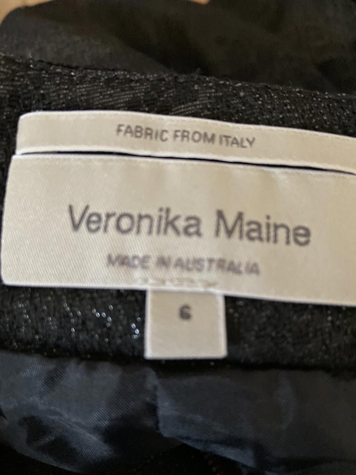 Other VERONIKA MAINE Textured pleated Skirt - Size AU/UK 6 US 2 Size 26" / US 2 / IT 38 - 5 Thumbnail
