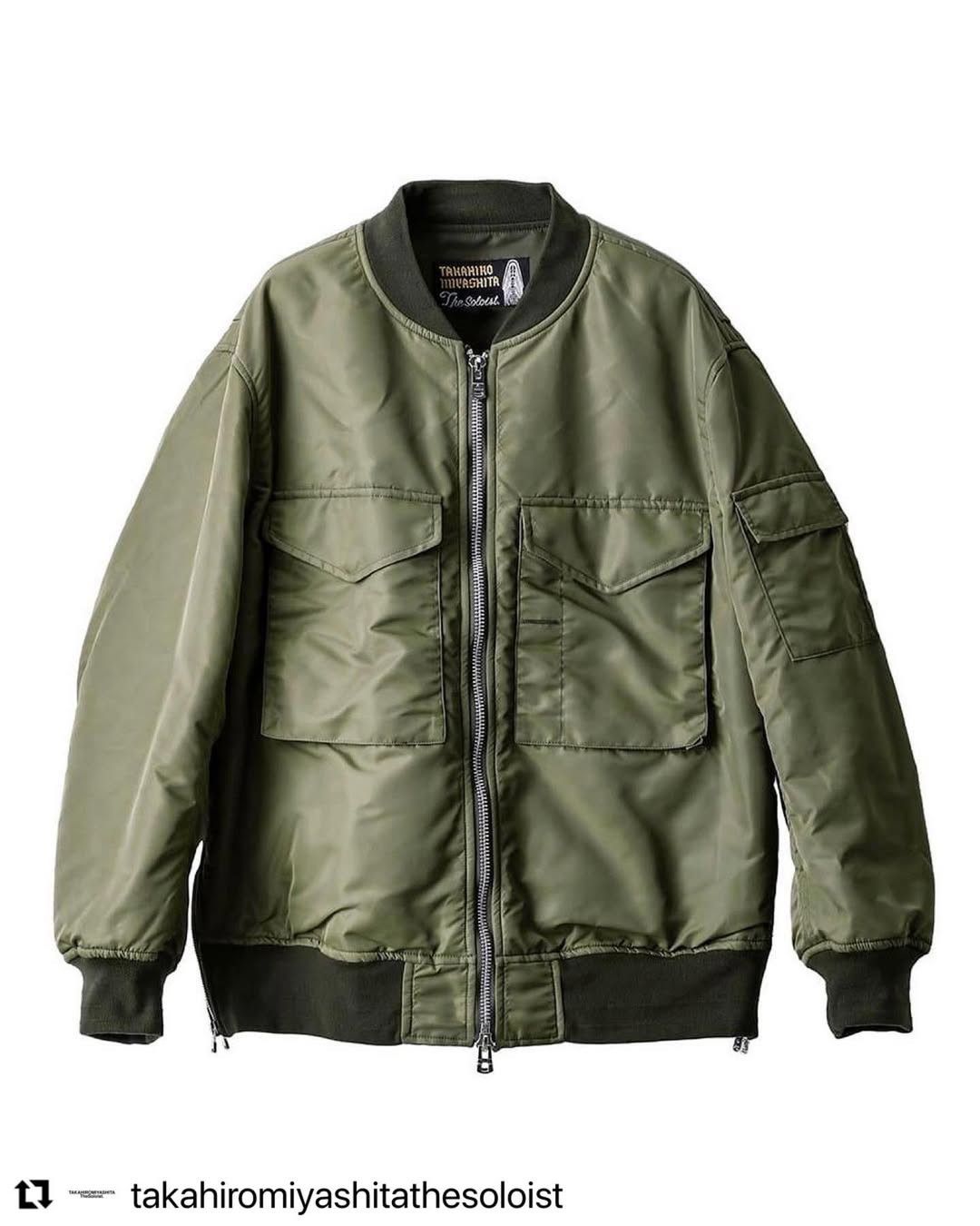 Takahiromiyashita The Soloist. Fukuoka 3rd Anniversary 2-way bomber jacket Size US S / EU 44-46 / 1 - 6 Thumbnail