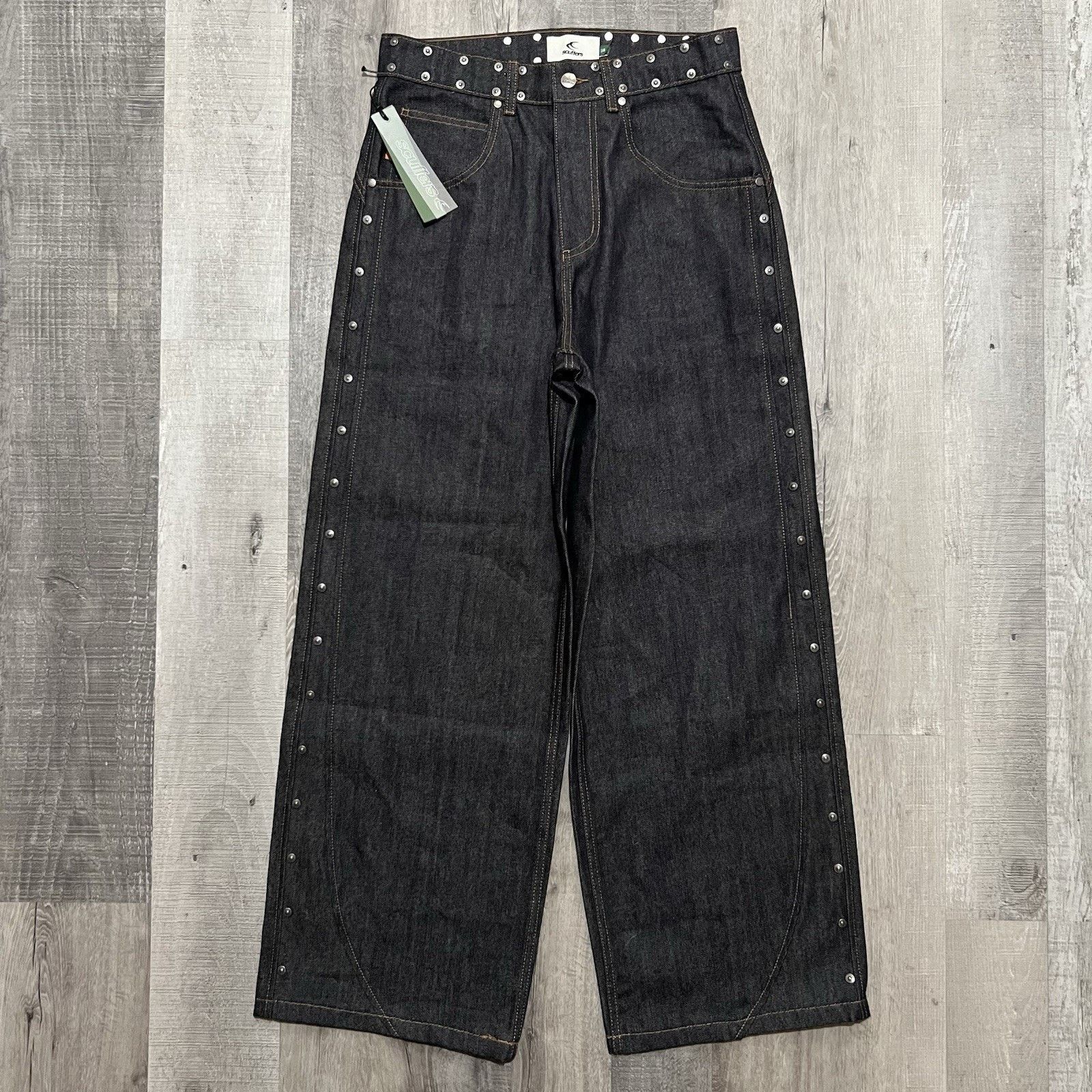 Other NWT Scuffers Jeans Rodeo Dark Denim Extra Baggy Riveted Wide