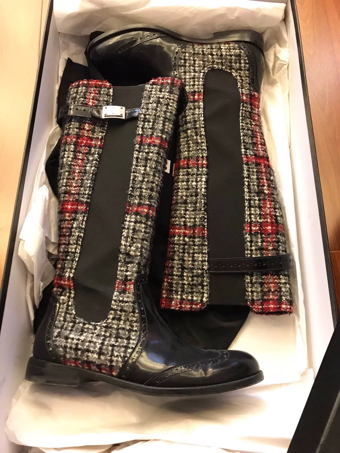 Dolce & Gabbana Dolce & Gabbana Runway Women's Boots Size US 5 / IT 35 - 1 Thumbnail