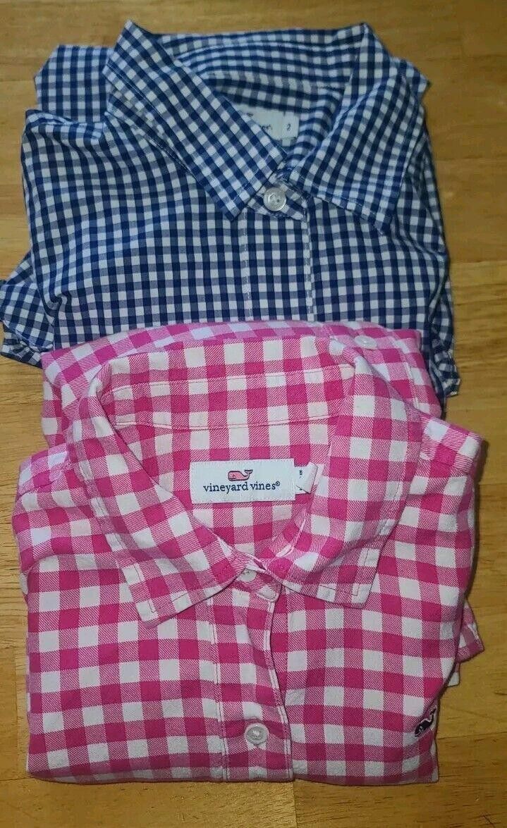 Vineyard Vines Lot of 2 Vineyard Vines Women's Pink/Blue White Size 2 Size XS / US 0-2 / IT 36-38 - 1 Thumbnail