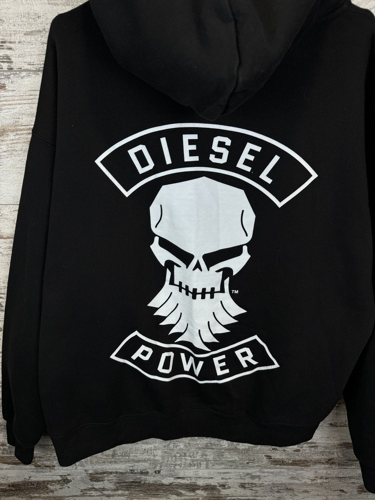 Diesel Mens Diesel Power USA Zip Hoodie black jacket Size US XL / EU 56 / 4 - 10 Thumbnail