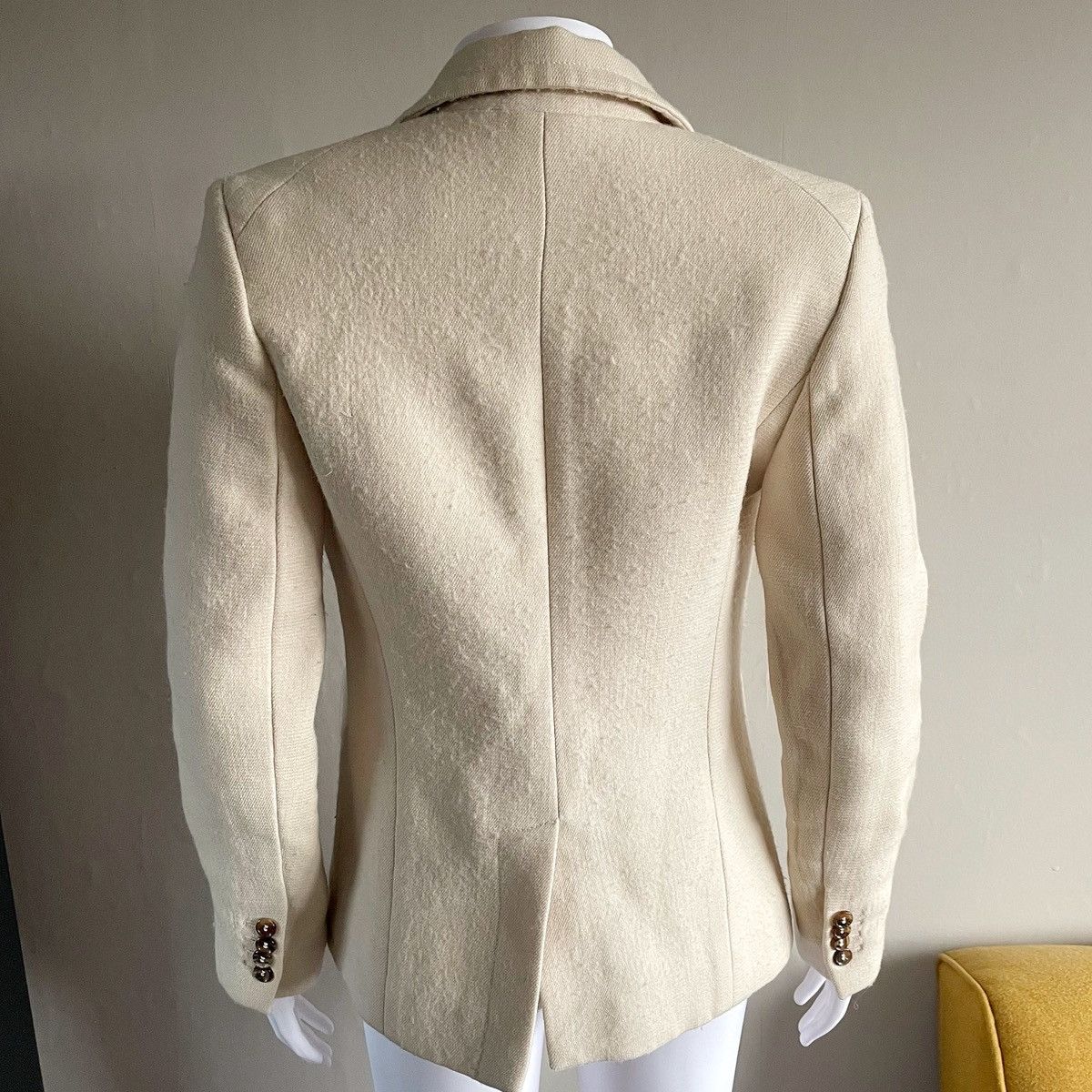 Chloe Chloé FW13 Clare Waight Keller Natural Virgin Wool Over Coat Size S / US 4 / IT 40 - 3 Thumbnail