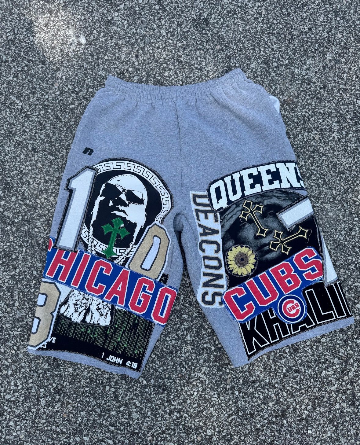 Other Grey Baggy Shorts Size US 33 - 1 Thumbnail