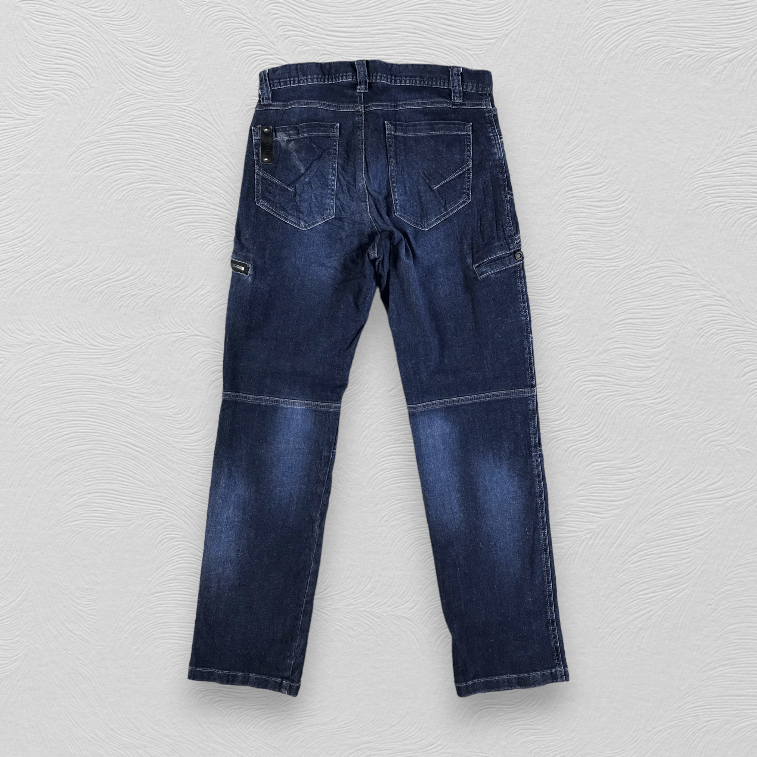 Japanese Brand Vintage Japanese Brand Denim Cargo Pants KJ1937 Size US 32 / EU 48 - 2 Thumbnail