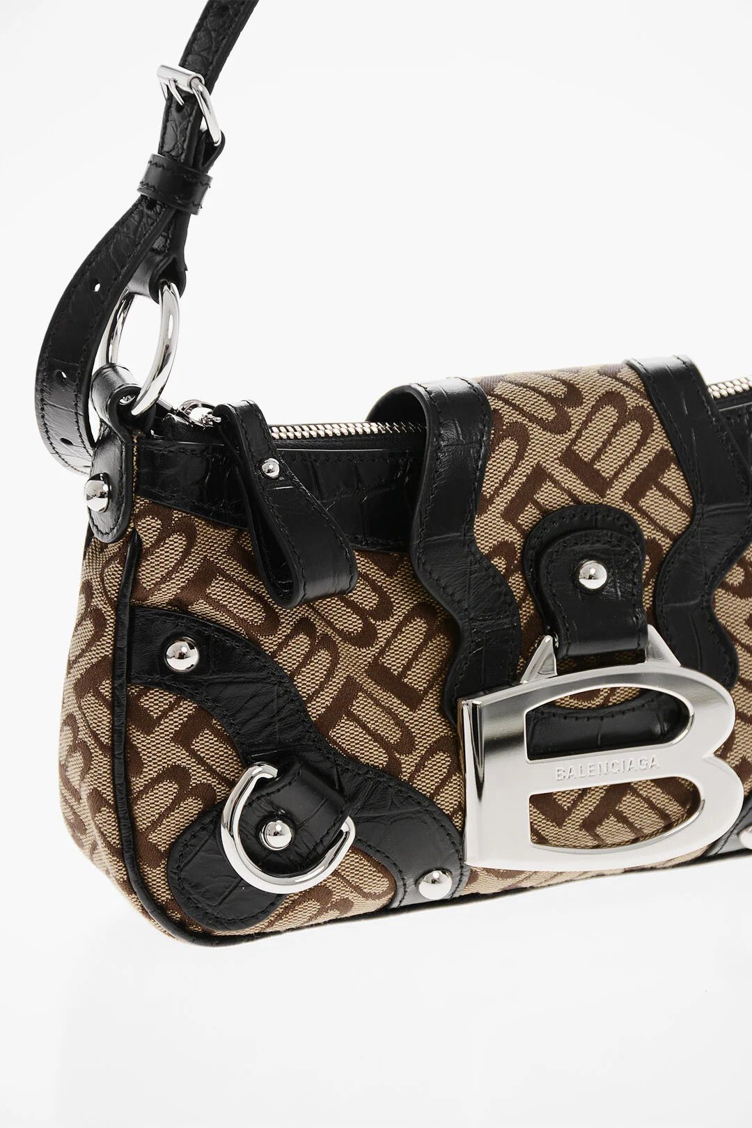 Balenciaga og1mm0326 Size: OS / Canvas Mini Bag in Brown Size ONE SIZE - 4 Thumbnail
