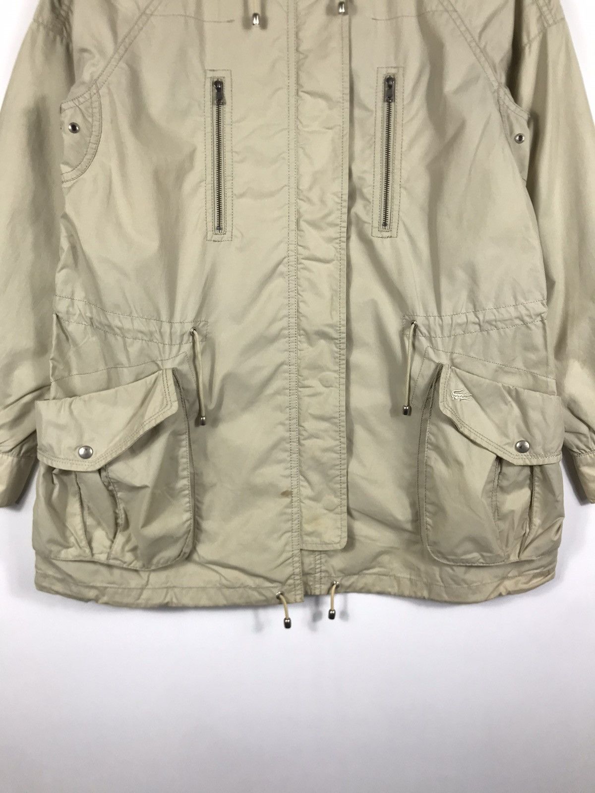 Lacoste × Vintage ⚡️Vintage Lacoste Hooded Parka Jacket Size XS / US 0-2 / IT 36-38 - 5 Thumbnail