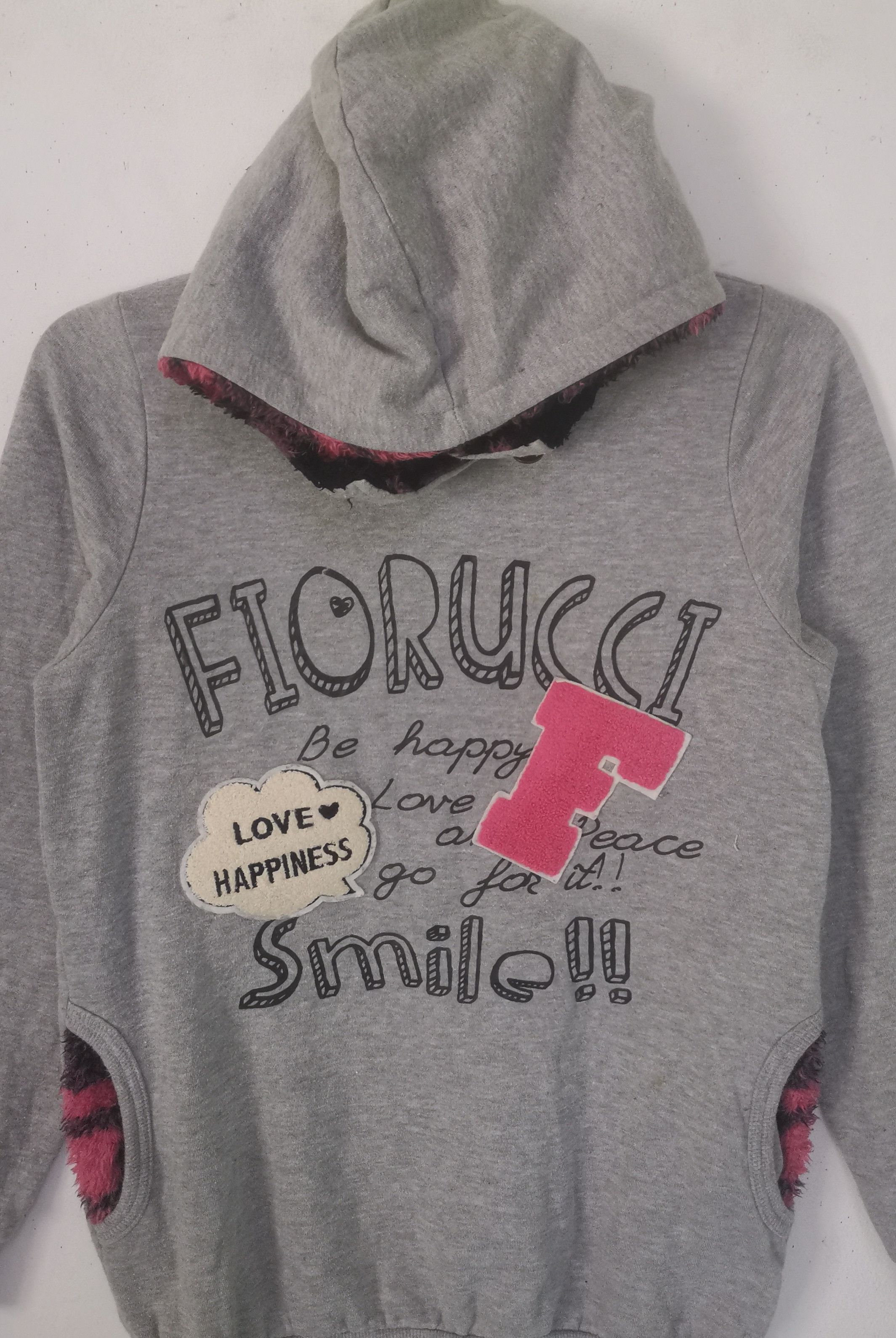 Fiorucci Rare FIORUCCI hoodies nice design Size S / US 4 / IT 40 - 2 Thumbnail
