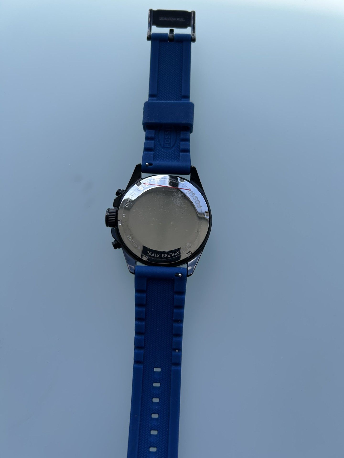 Fossil BLUE FOSSIL WITH TACHYMETER 10ATM WATCH FACE Size ONE SIZE - 3 Thumbnail
