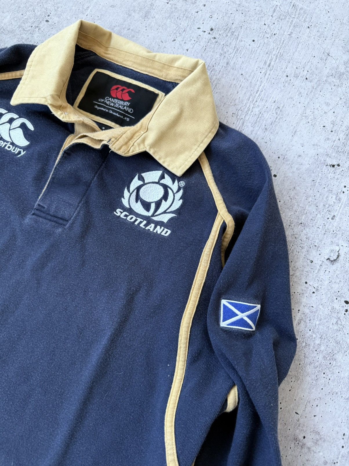 Canterbury of New Zealand × Vintage Vintage Canterbury Scotland Rugby 2011 Long Sleeve Size US S / EU 44-46 / 1 - 8 Thumbnail