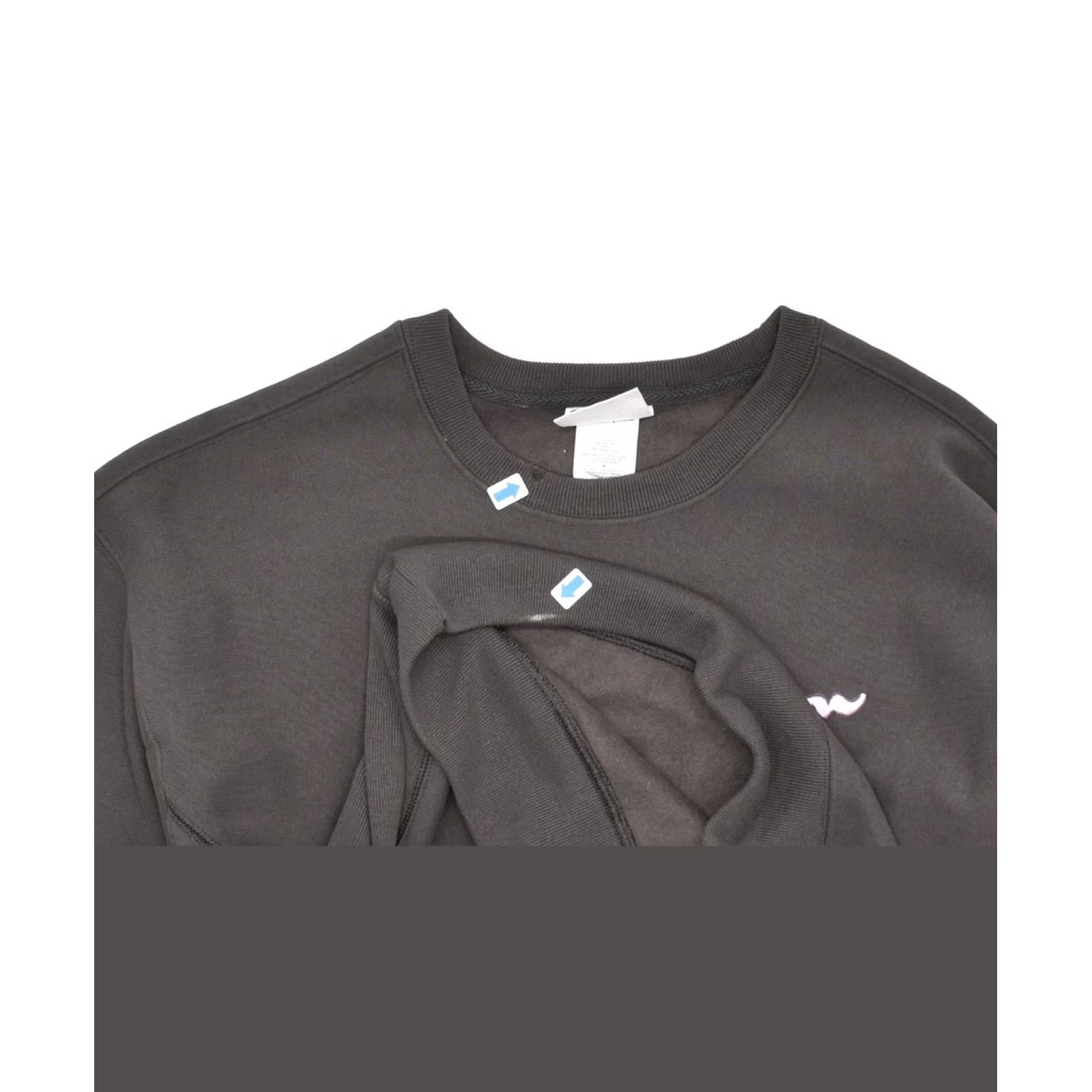 Champion CHAMPION Womens Sweatshirt Jumper UK 14 Medium Black Cotton Graphic Size M / US 6-8 / IT 42-44 - 3 Thumbnail
