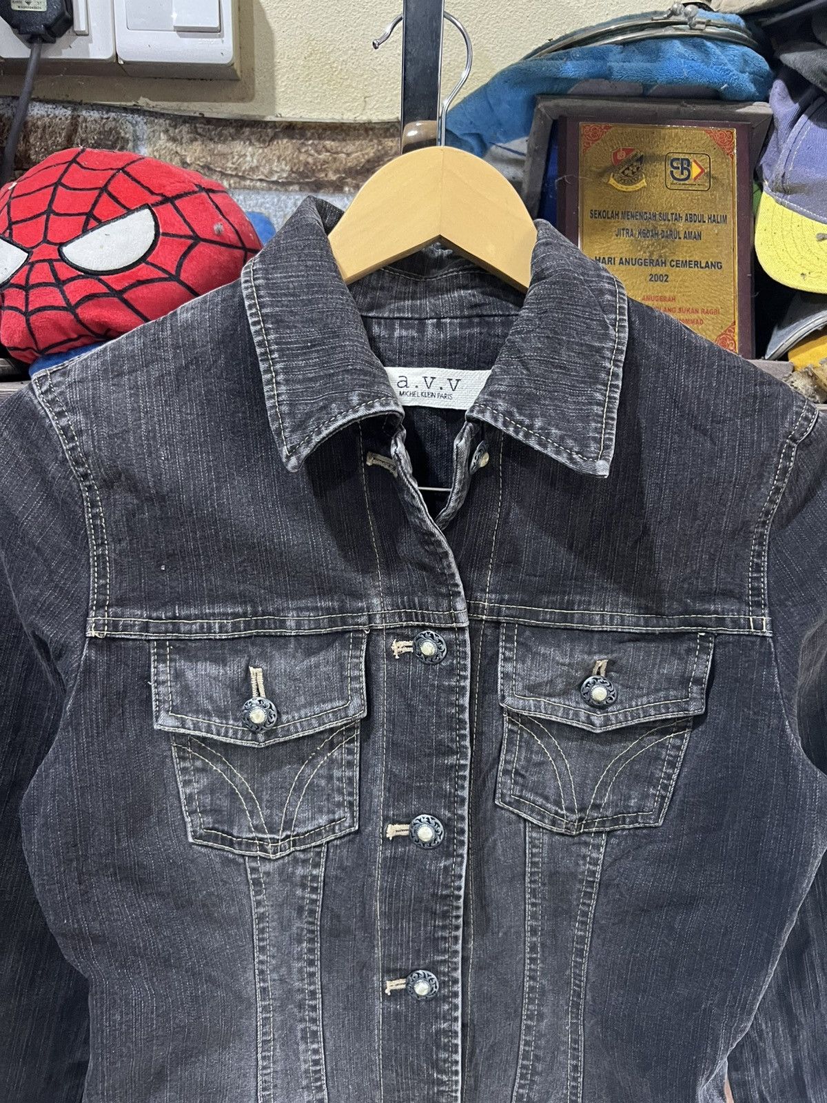 Michel Klein 🔥AVV Michel Klein Denim Jacket Size S / US 4 / IT 40 - 3 Thumbnail