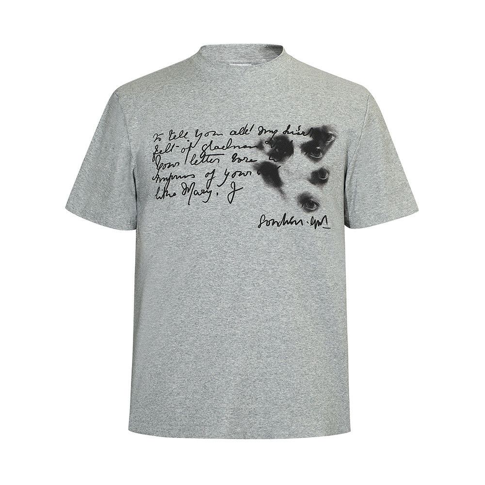 Japanese Brand × Vintage Men's casual loose hip-hop eye letter print T-shirt Size US M / EU 48-50 / 2 - 1 Thumbnail