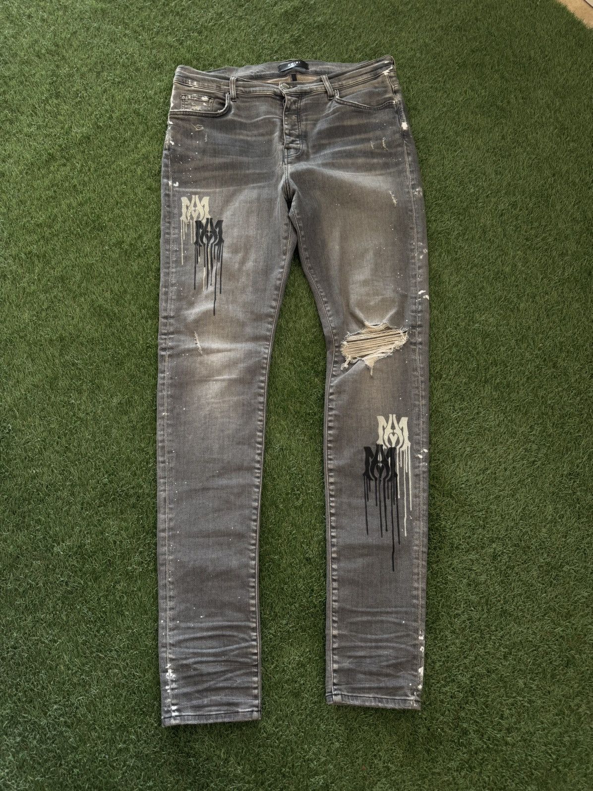 Clothing Mike Amiri Glitter Jeans Amiri Destroyed Jeans With