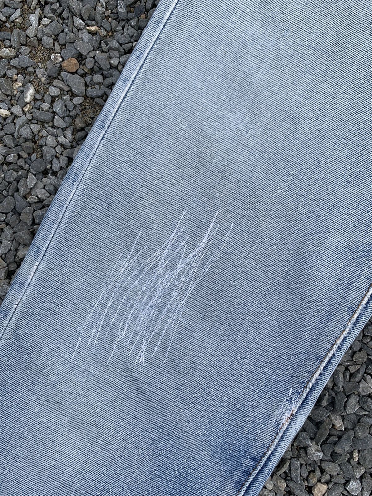 Levi's VINTAGE LEVIS 501 RINDEM 80’s USA FADED DISTRESSED DENIM Size US 29 - 19 Thumbnail