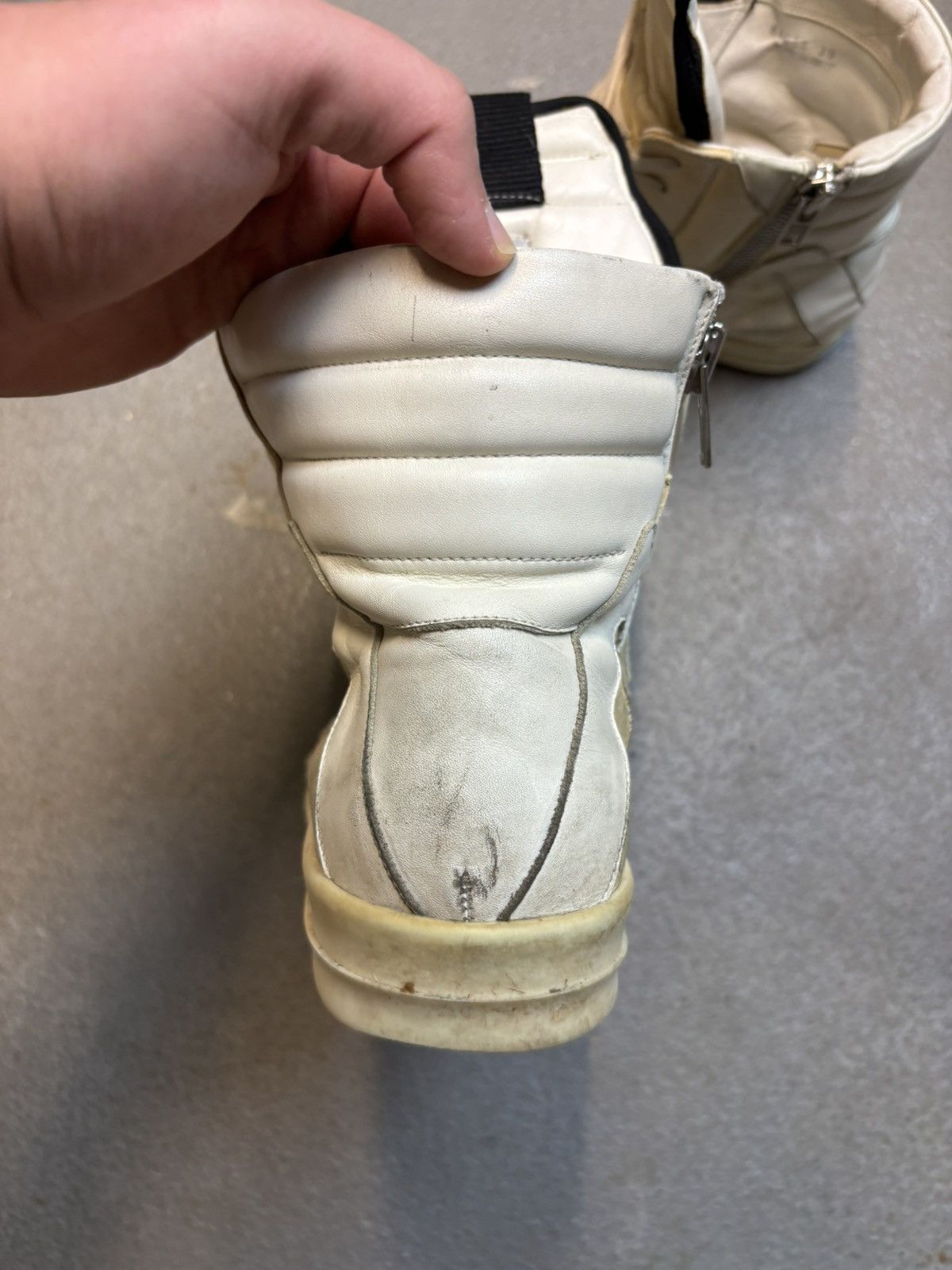 Rick Owens Rick Owens Geobasket Schuhe Shoes Sneakers Size US 9.5 / IT 39.5 - 4 Thumbnail