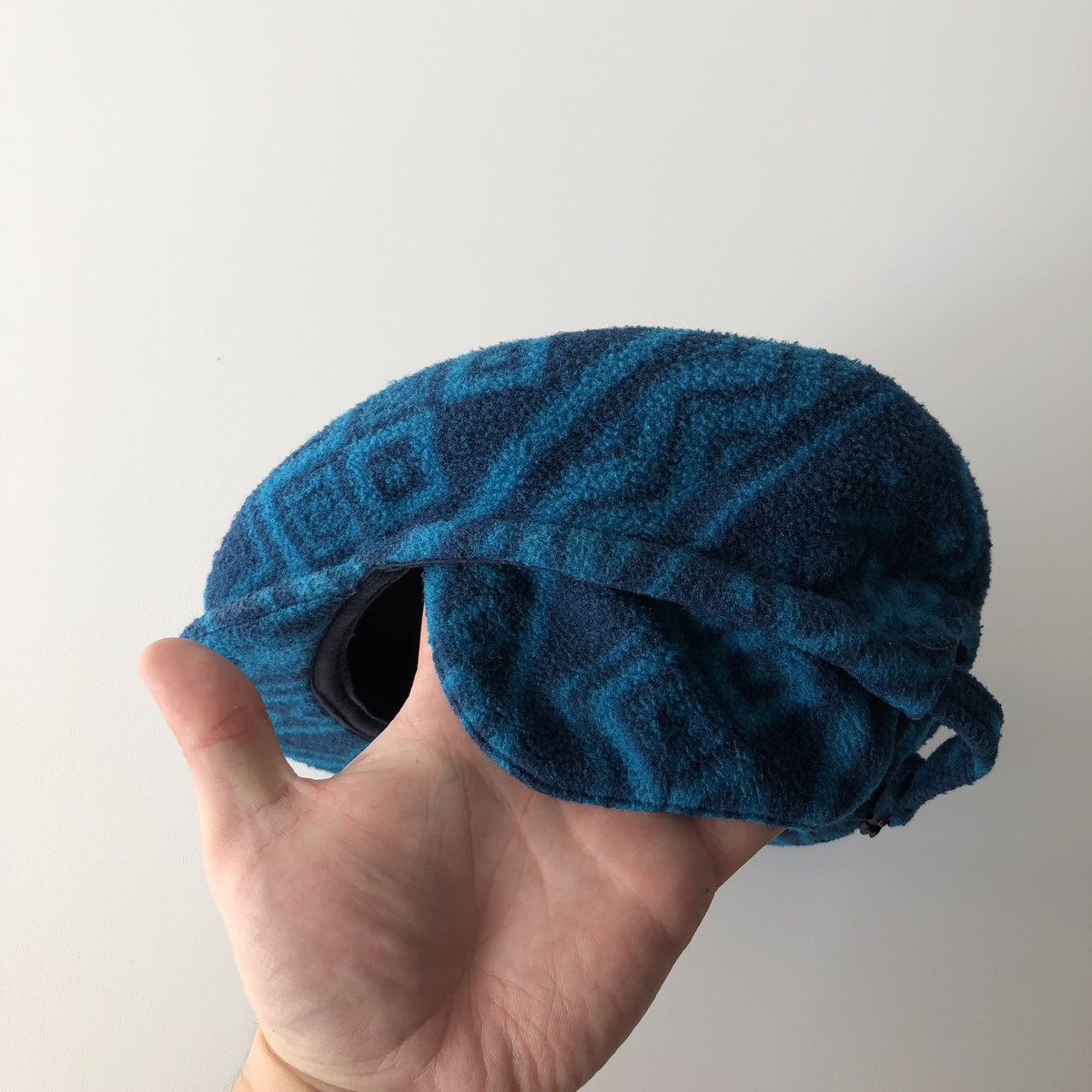 Mammut × Vintage Mammut Sport 90’s Printed Fleece Vintage Cap Winter Blue Size ONE SIZE - 7 Thumbnail