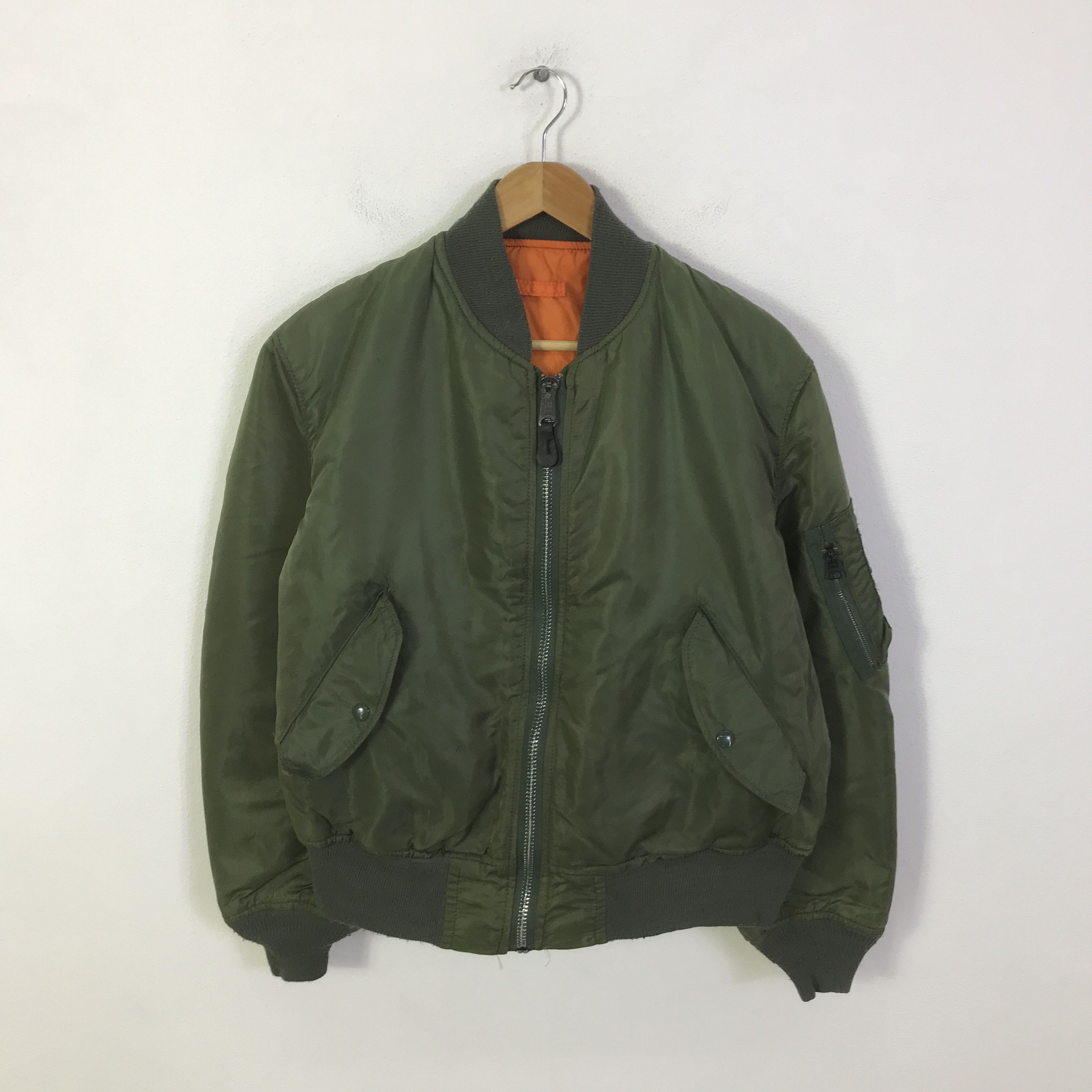 Alpha Industries Vtg alpha industries bombers Jacket K95B15 Size US L / EU 52-54 / 3 - 1 Thumbnail