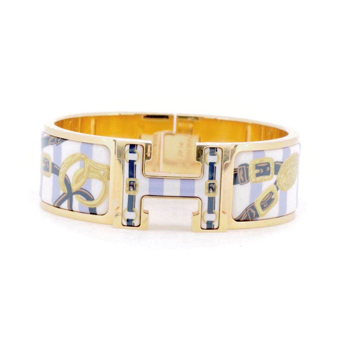 Hermes Hermes Hermes Click H Enamel Bracelet Enamel Bracelet DUTY FREE for USA Size ONE SIZE - 1 Thumbnail