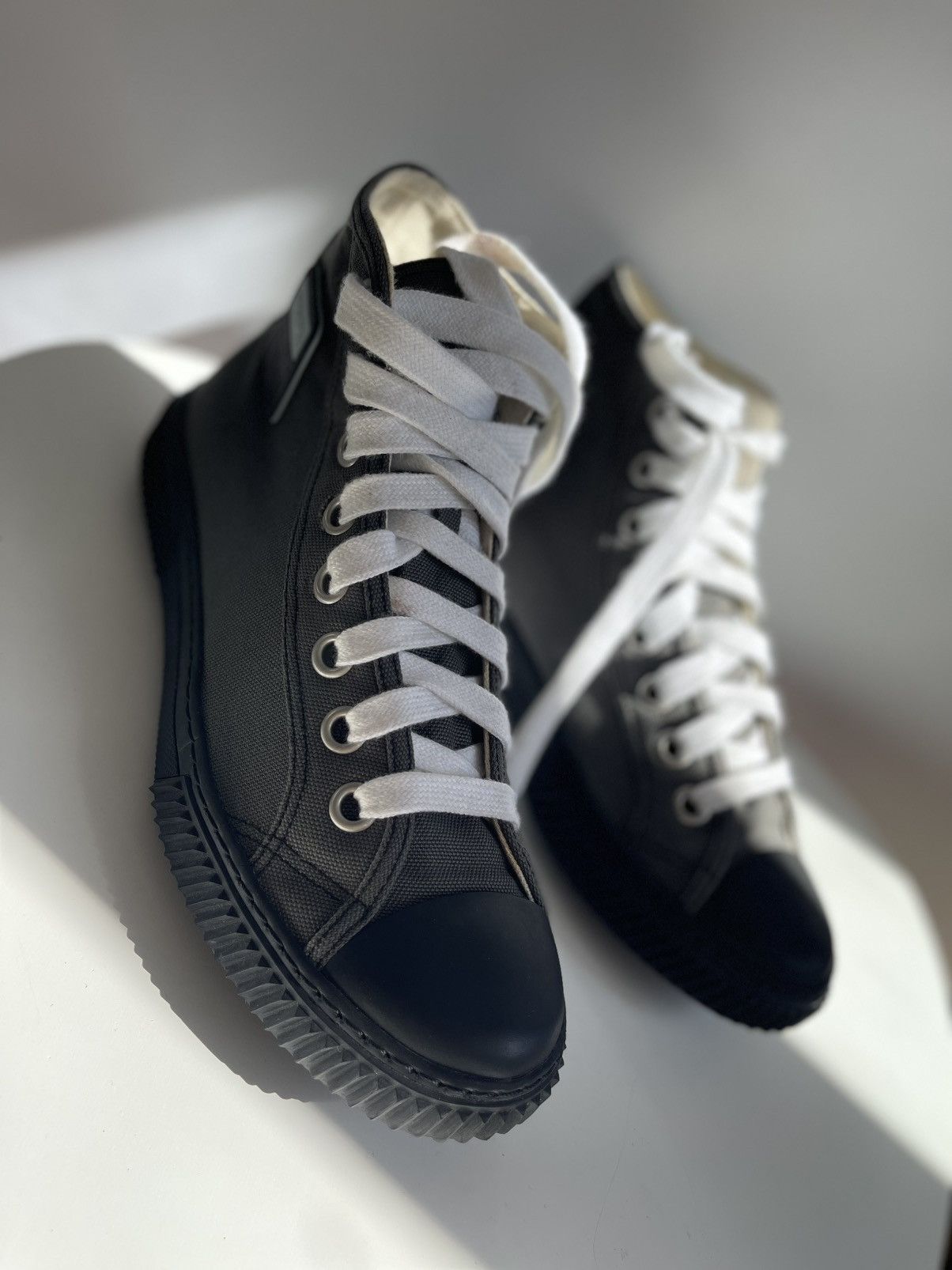 Prada Prada Stratus High-Top Sneakers Size US 6 / EU 39 - 7 Thumbnail
