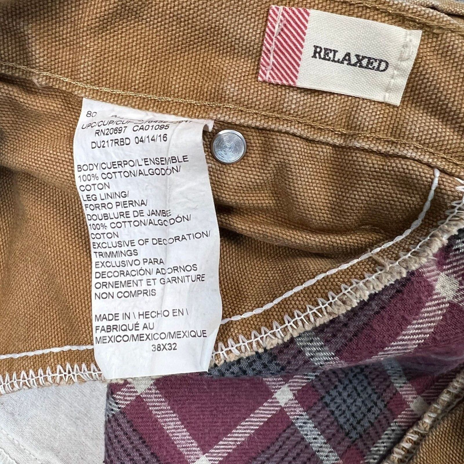 Dickies × Vintage Dickies Pants 38x31 Relaxed Fit Carpenter Work Canvas Baggy Size US 38 / EU 54 - 7 Thumbnail