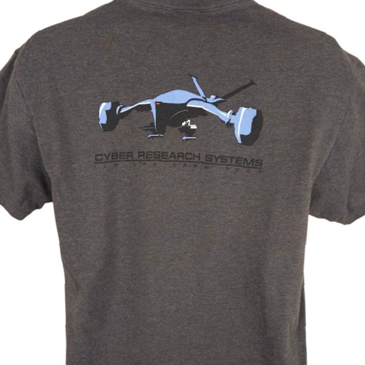 American Apparel VINTAGE Terminator 3 T Shirt Mens Size Medium Y2K Visual FX Crew Made In USA Shirt Mens Gray Cotton Short Sleeve Crew Neck American Apparel T-Shirt Size US M / EU 48-50 / 2 - 2 Thumbnail