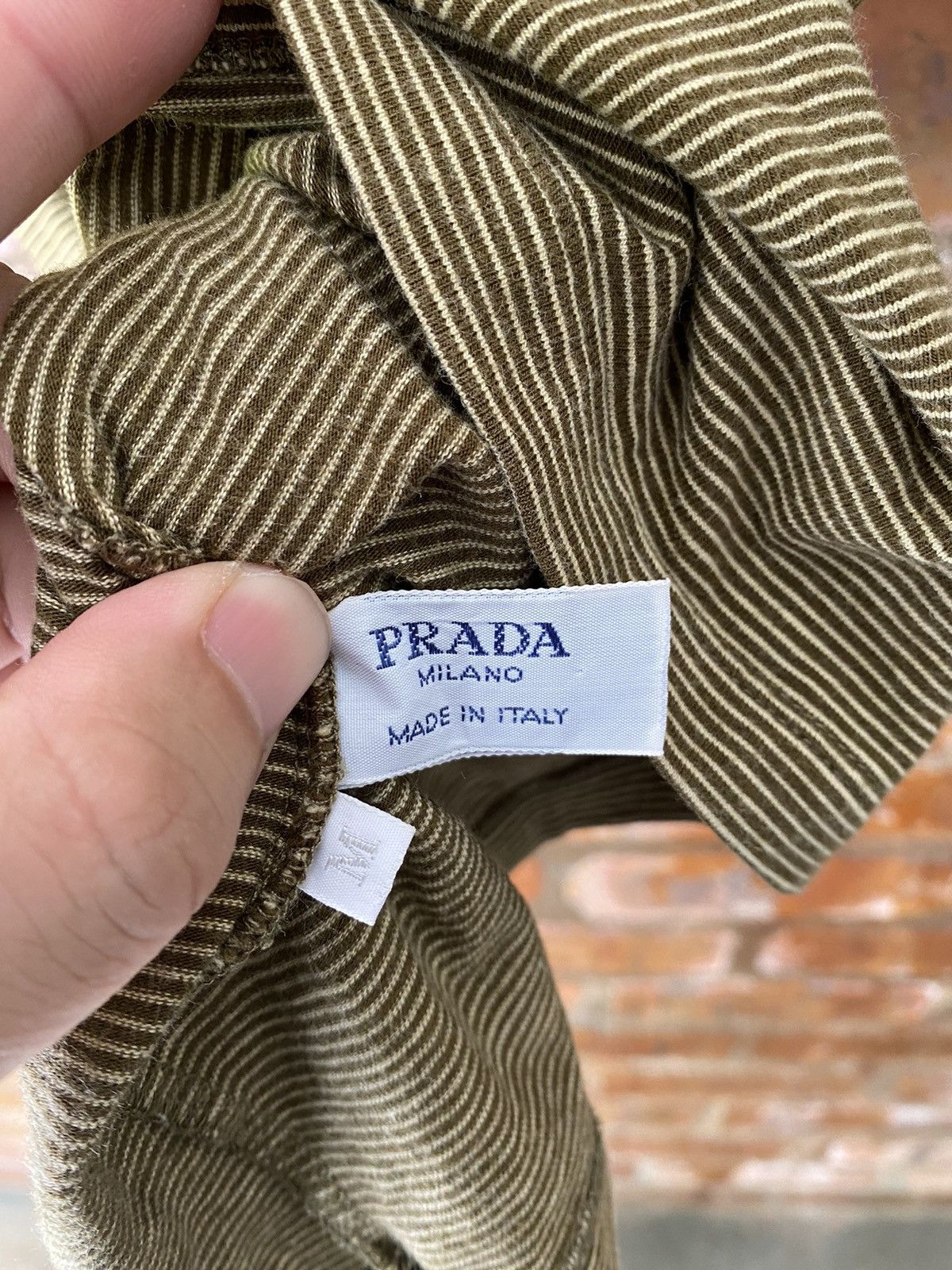 Prada 1990s Stripe shirt Size S / US 4 / IT 40 - 7 Thumbnail