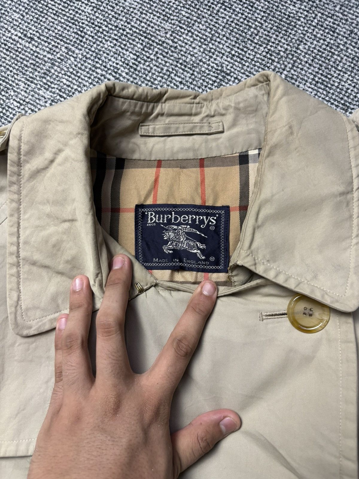 Burberry Burberry Trench Coat Size US L / EU 52-54 / 3 - 2 Thumbnail