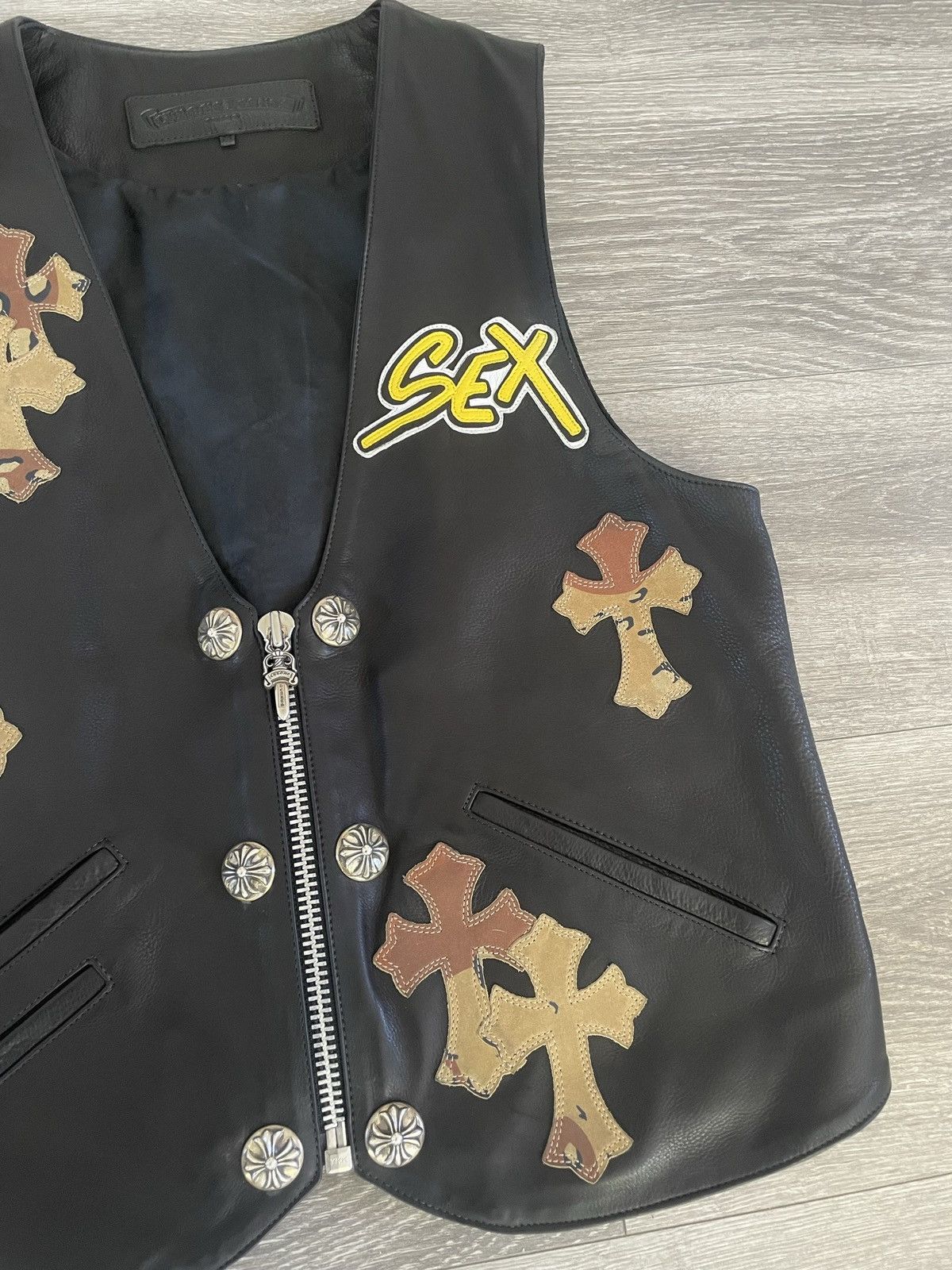 Chrome Hearts Chrome Hearts Sex Records Vest Size US M / EU 48-50 / 2 - 3 Thumbnail