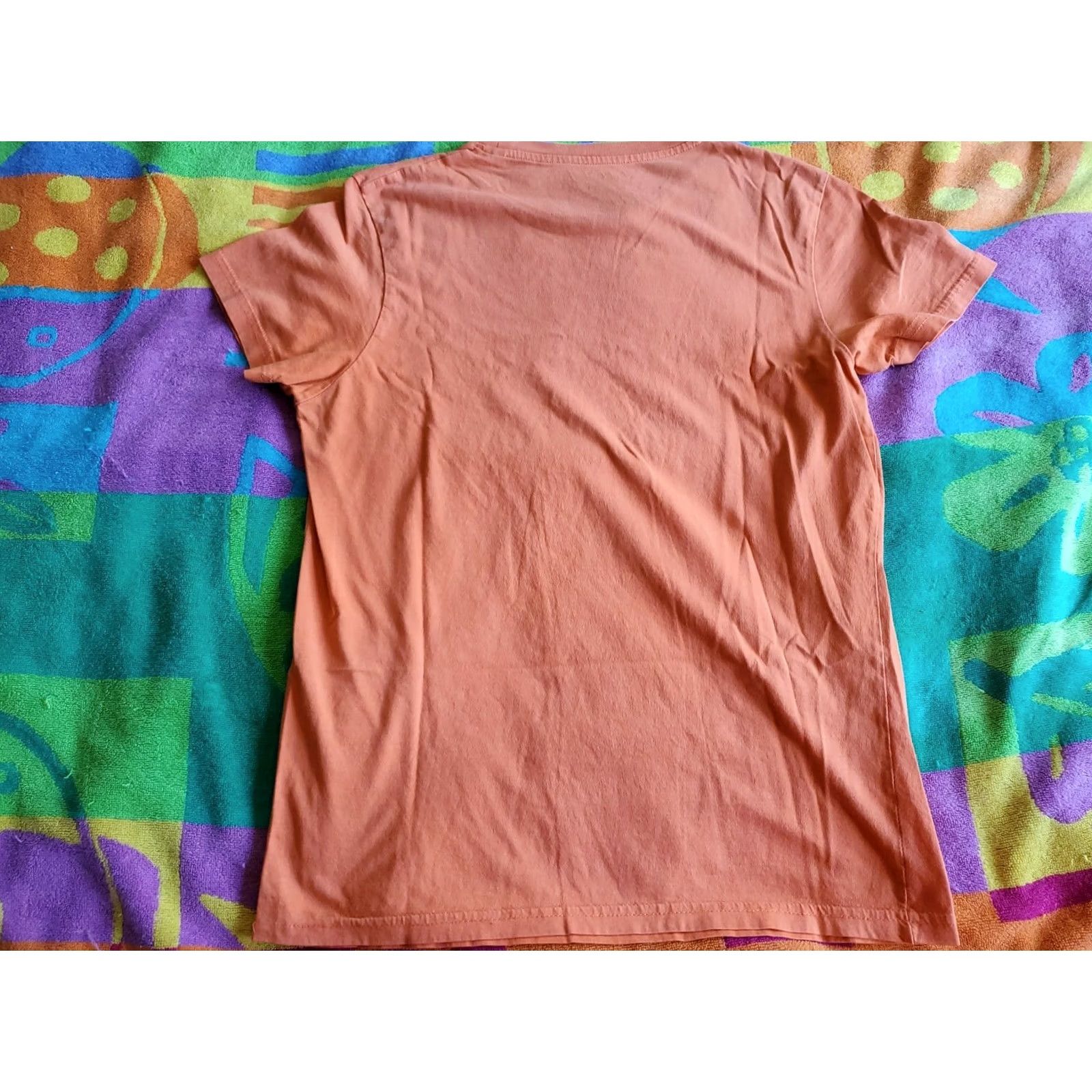 Jack & Jones JACK & JONES T-Shirt Women Crew Neck Orange Denim Cotton Blend Pop XS? No, Size S Size S / US 4 / IT 40 - 6 Thumbnail