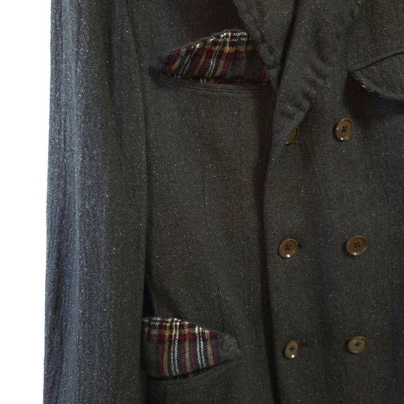 Yohji Yamamoto Yohji Yamamoto 2008 AW Show Wool and Silk Double-Breasted Size US L / EU 52-54 / 3 - 5 Thumbnail