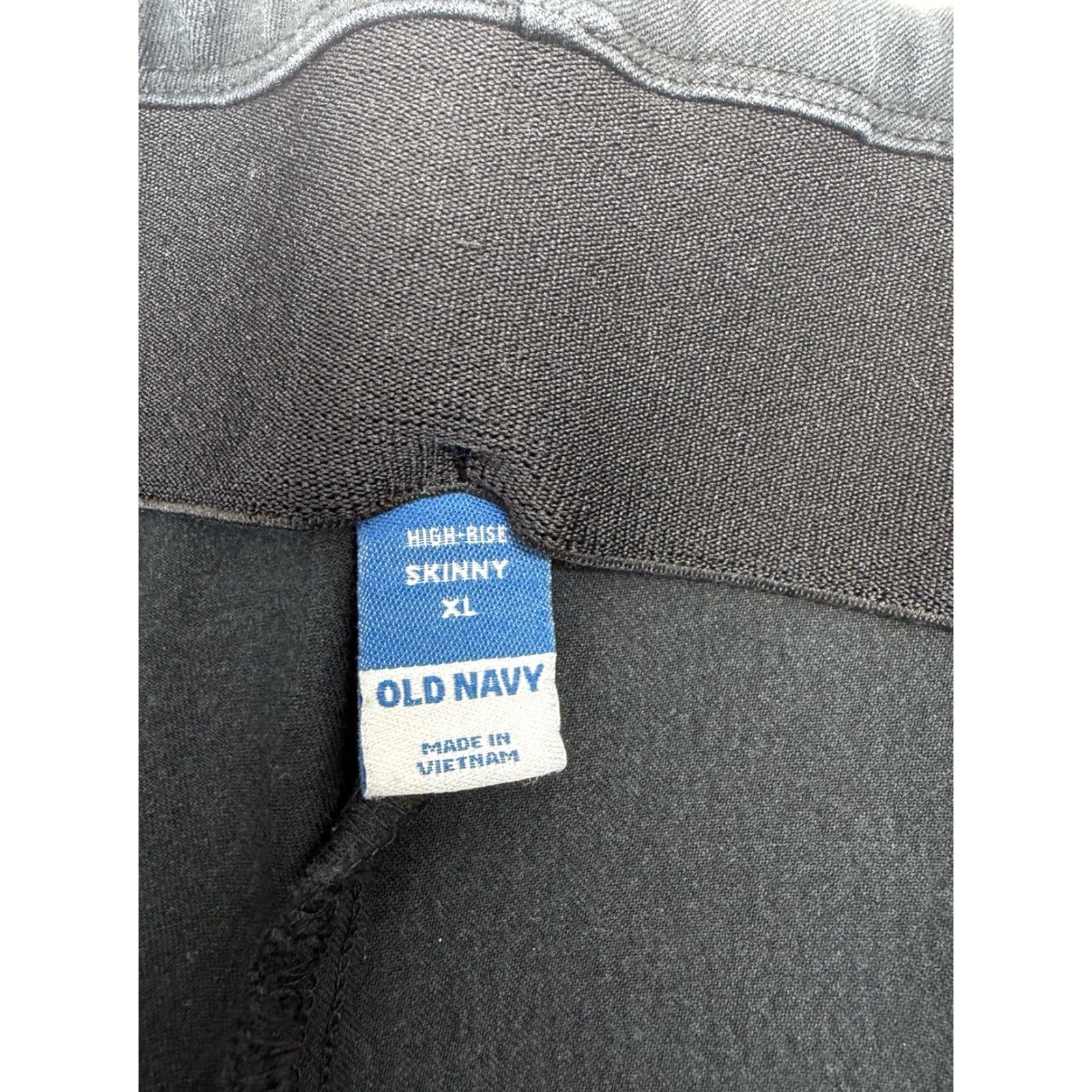 Old Navy Old Navy Womens Dress Pants XL High Rise Skinny Black Pull On Pants Womens XL Black Dress Pants Skinny High Rise Pull On Size 40" / US 18 - 4 Thumbnail
