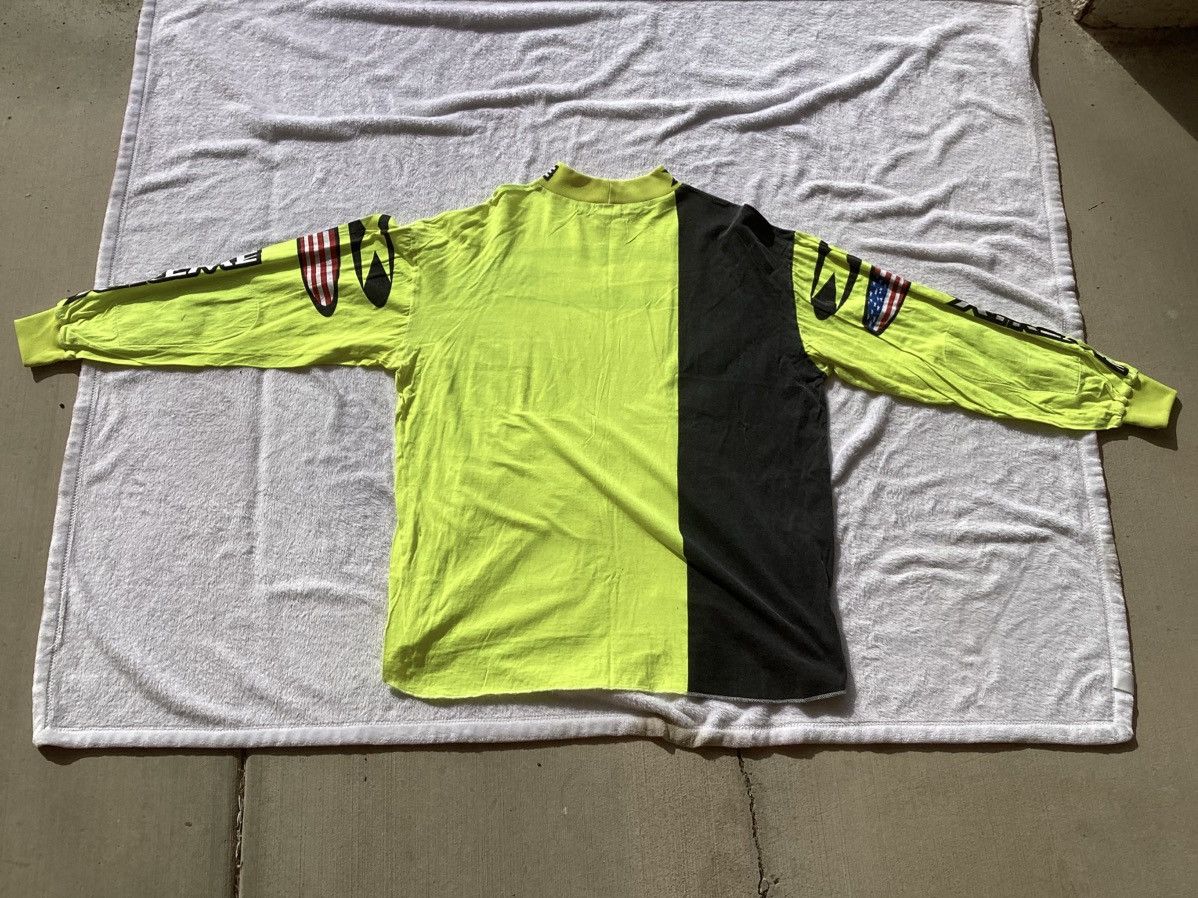 Other × Vintage VTG extreme writing gear neon yellow motorcycle jersy/LS TEE Size US XXL / EU 58 / 5 - 4 Thumbnail