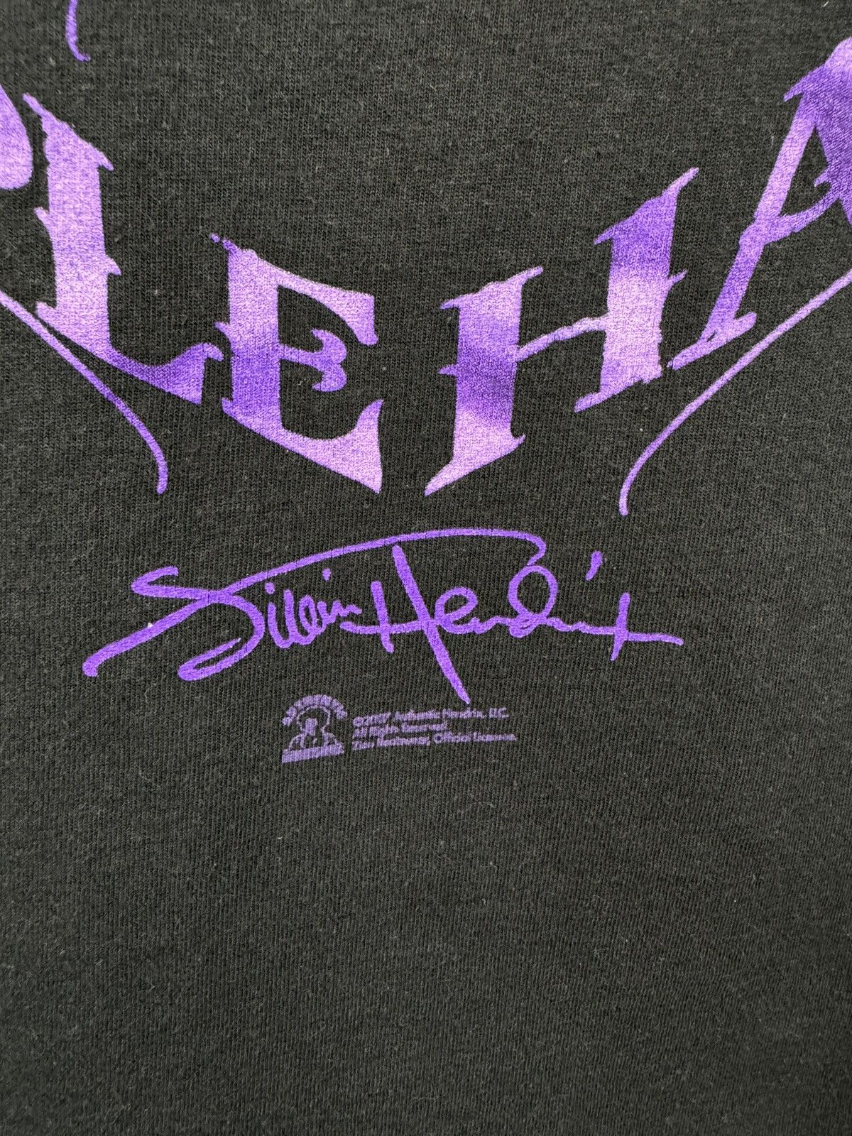Band Tees Vintage 2007 Jimi Hendrix Purple Haze Big Logo Tee Size US L / EU 52-54 / 3 - 3 Thumbnail