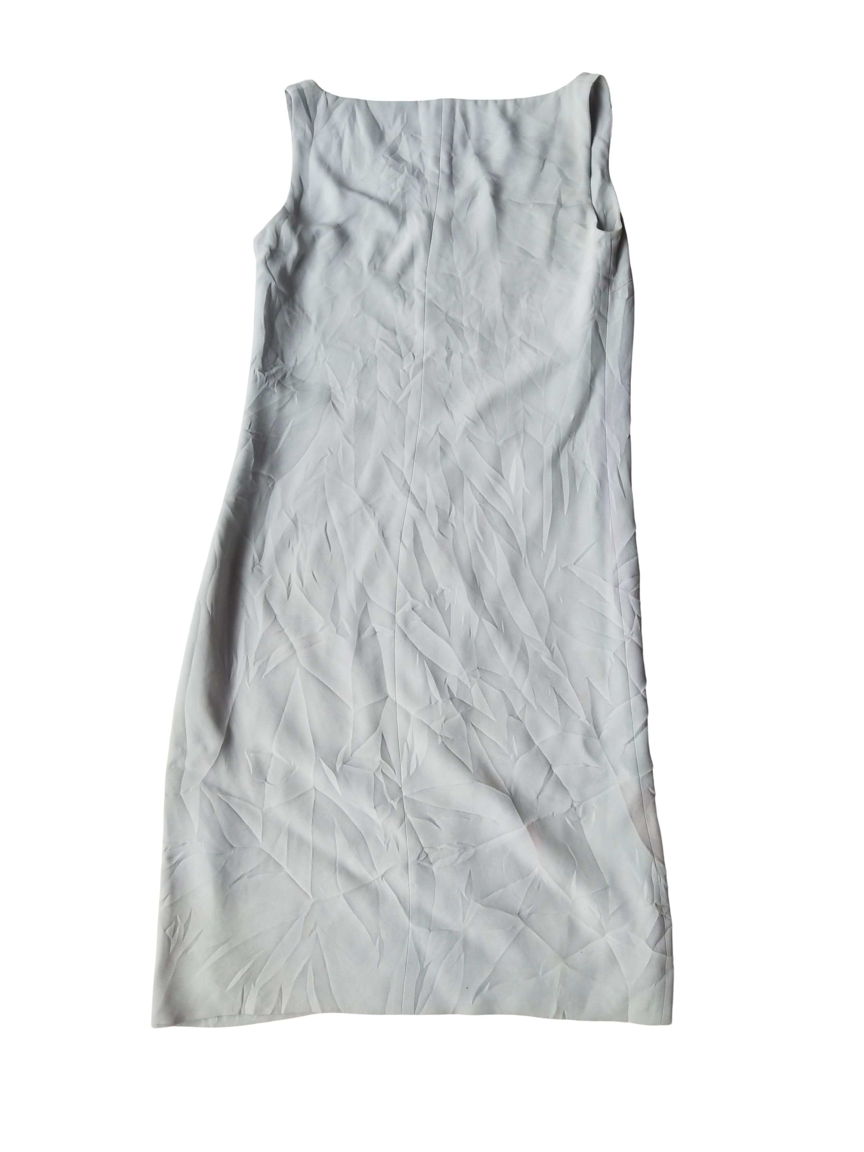 Gianfranco Ferre 1990s Gianfranco Ferre Studio Crinkled Silk Blend Dress Size S / US 4 / IT 40 - 5 Thumbnail
