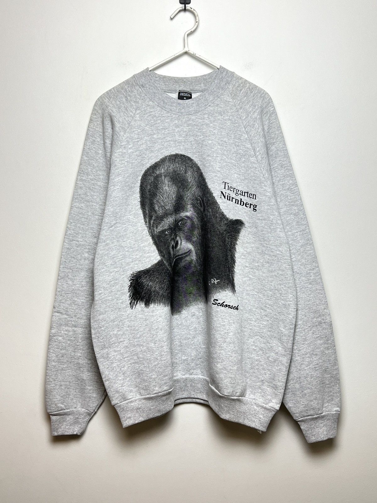Vintage gorilla y2k vintage crewneck sweatshirt Size US XL / EU 56 / 4 - 1 Thumbnail