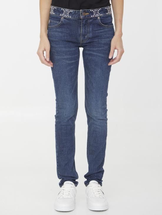 Celine CELINE Women Denim Pants 2N972255V BLUE Size 28" / US 6 / IT 42 - 1 Thumbnail
