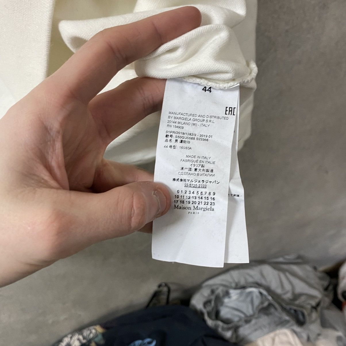 Maison Margiela Maison Margiela sweatshirt big logo Size US XL / EU 56 / 4 - 7 Thumbnail