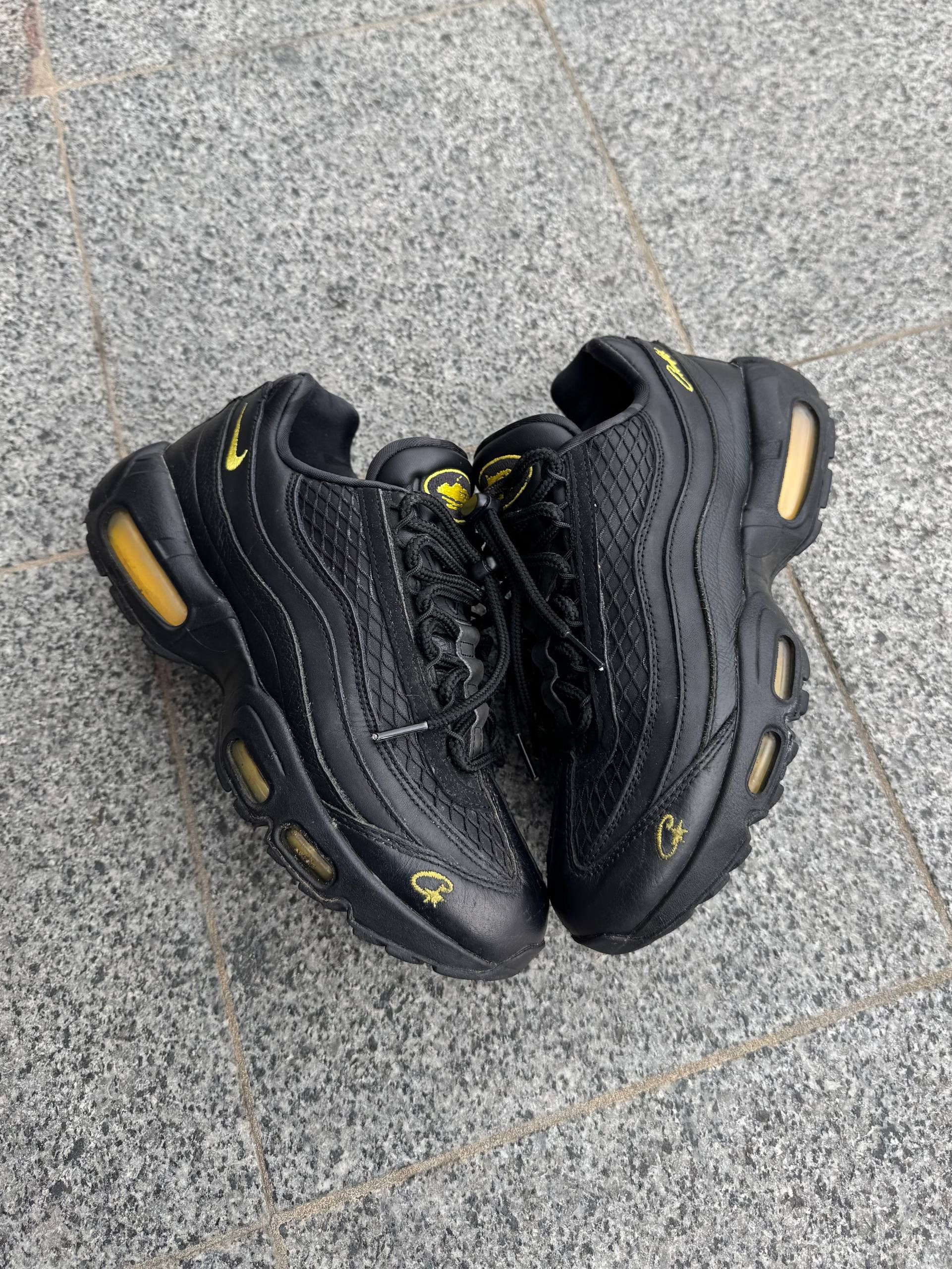 Corteiz × Nike Nike Air Max 95 x Corteiz Black Tour Yellow Honey FB2709-003 Size US 7 / EU 40 - 8 Thumbnail