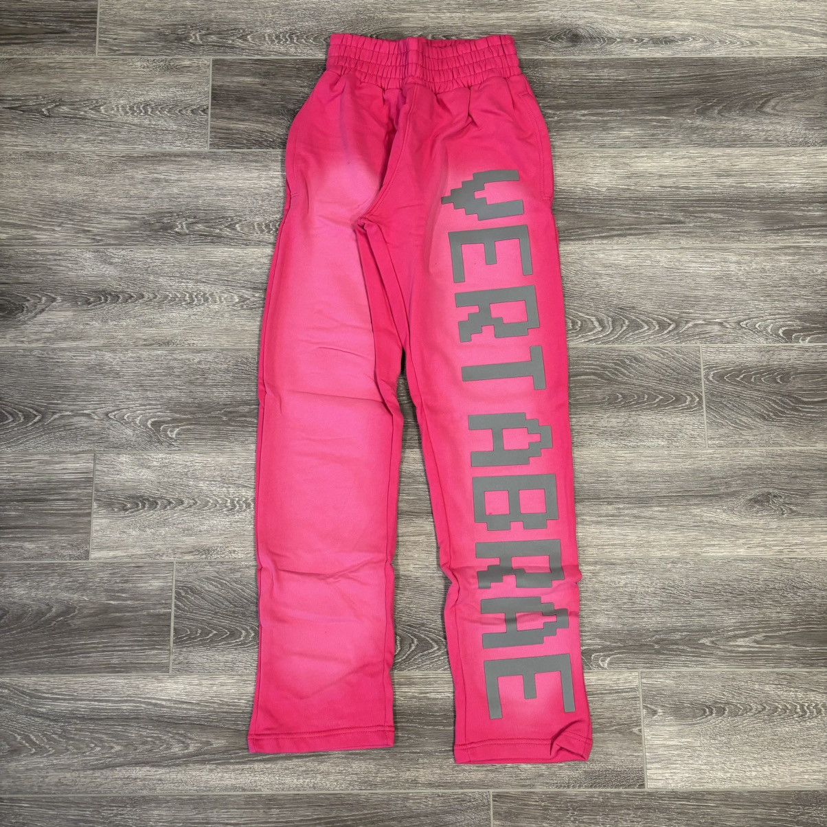 image of Xl Vertabrae Pink Grey Sweatpants Extra Large, Men's (Size 36)