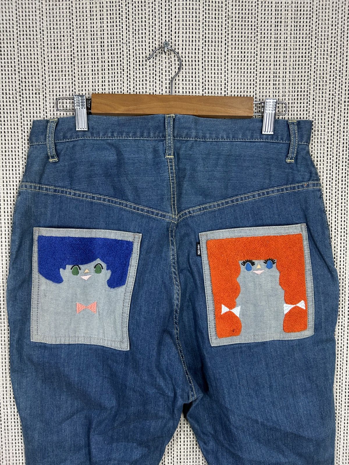 Ne-Net Vintage issey miyake ne-net high front denim regular fits Size US 32 / EU 48 - 2 Thumbnail
