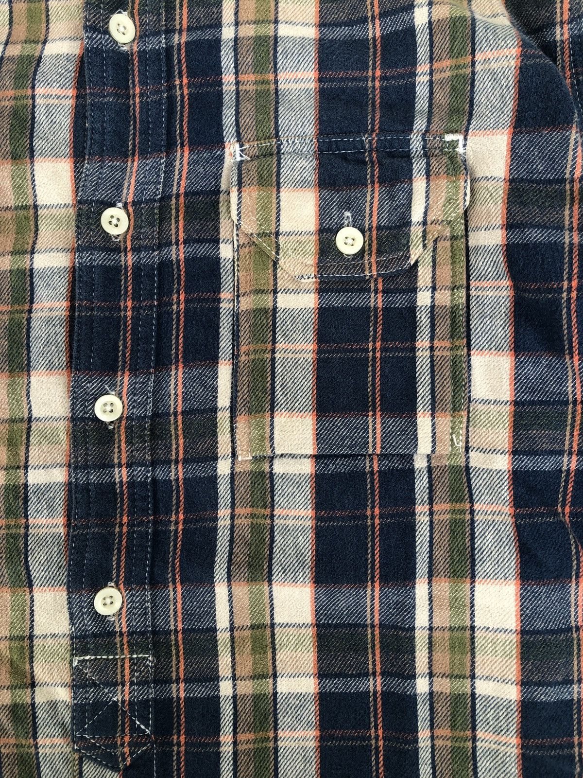 Beams Japan Vintage Classic Beams Hearts Flannel Shirt Plaid Button Up Size US M / EU 48-50 / 2 - 5 Thumbnail