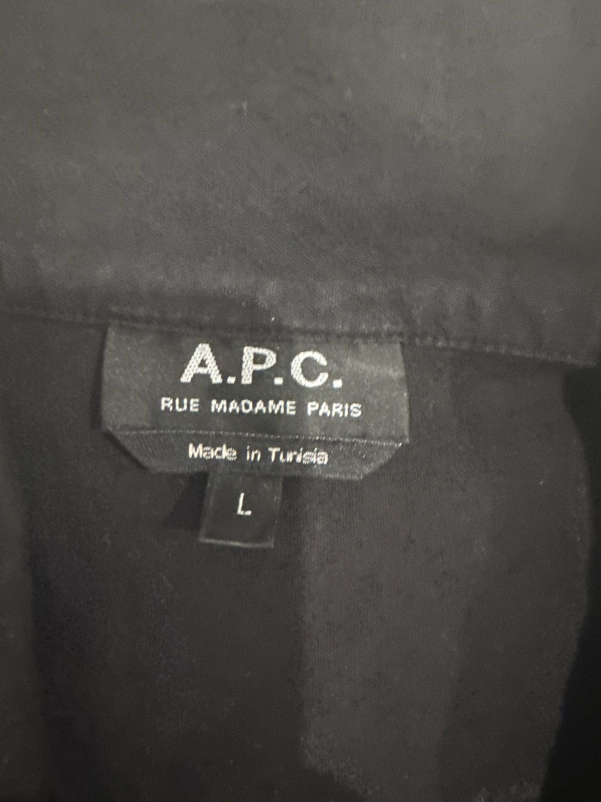 A.P.C. A.P.C. Black button up Size US L / EU 52-54 / 3 - 3 Thumbnail
