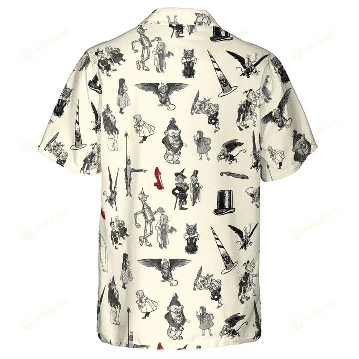 Other Wizard of Oz Vintage Adapt Hawaiian Shirt Size US L / EU 52-54 / 3 - 3 Thumbnail